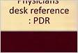 Physicians desk reference PDR Barnhart, Edward R